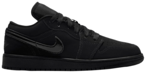 Giày Nike Air Jordan 1 Low GS 'Triple Black' 553560-056