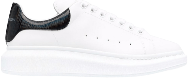 Giày Alexander McQueen Oversized Sneaker 'White Black Iridescent'