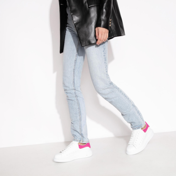 Giày Alexander McQueen Oversized Sneaker 'White Shocking Pink' 553770-WHGP7-9375 - Ảnh 3