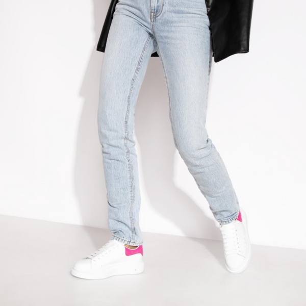 Giày Alexander McQueen Oversized Sneaker 'White Shocking Pink' 553770-WHGP7-9375 - Ảnh 2
