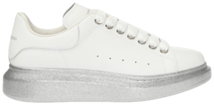 Giày Alexander McQueen Wmns Oversized Sneaker 'White Silver' 553770-WHWKV-9071