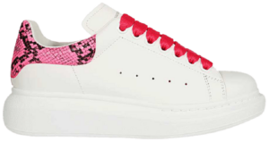 Giày Alexander McQueen 'Snake Print White Pink' 553770-WHX9M-9924