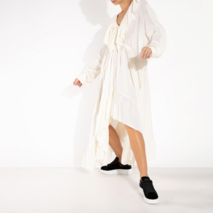 Alternative view of Giày Alexander McQueen Wmns Oversized Sneaker 'Black' 553775-W4FKT-1000