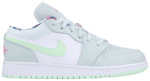 Giày Nike Air Jordan 1 Low GS 'Barely Grey Spruce' 554723-051