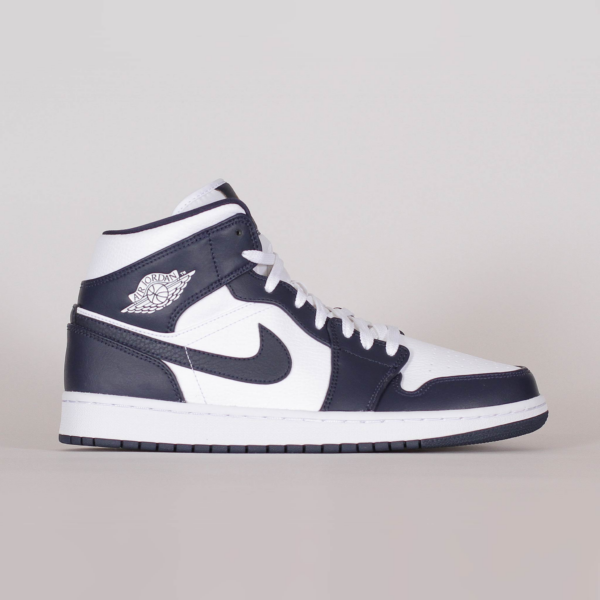Giày Nike Air Jordan 1 Mid 'Obsidian' 554724-174 - Ảnh 4