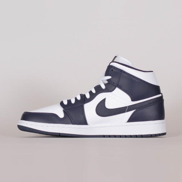 Giày Nike Air Jordan 1 Mid 'Obsidian' 554724-174 - Ảnh 5
