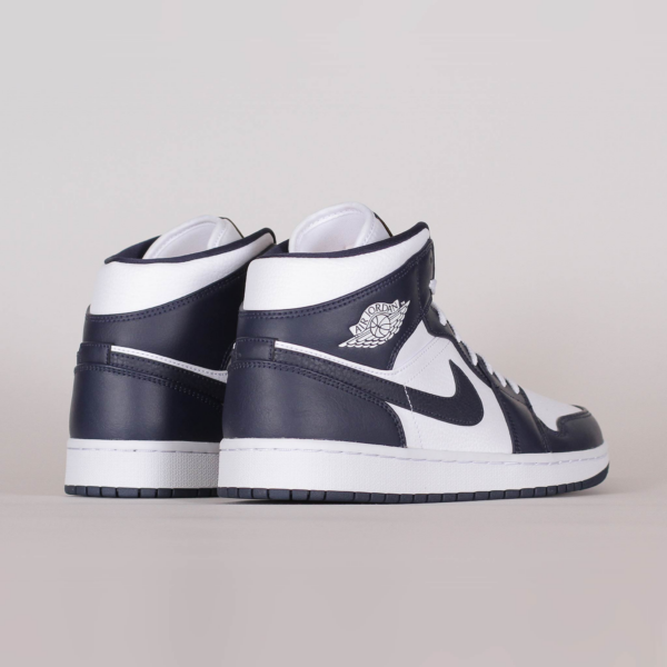 Giày Nike Air Jordan 1 Mid 'Obsidian' 554724-174 - Ảnh 8