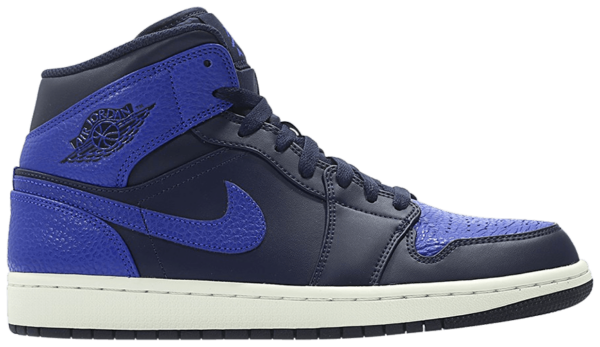 Giày Nike Air Jordan 1 Mid 'Obsidian Game Royal' 554724-412