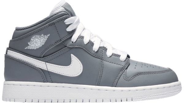 Giày Nike Air Jordan 1 Mid BG 'Cool Grey' 554725-036