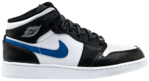 Giày Nike Air Jordan 1 Retro Mid GS 'Multicolor Swoosh' 554725-052