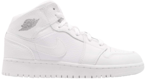 Giày Nike Air Jordan 1 Retro Mid GS 'Pure Platinum' 554725-109