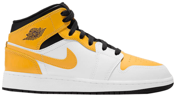 Giày Nike Air Jordan 1 Mid GS 'University Gold' 554725-170