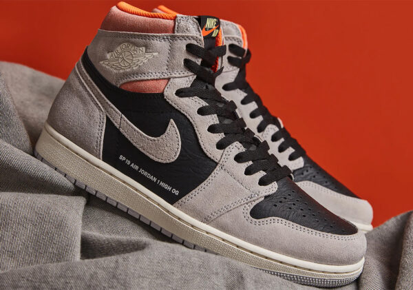 Giày Nike Air Jordan 1 Retro High 'Neutral Grey Hyper Crimson' 555088-018 - Ảnh 7