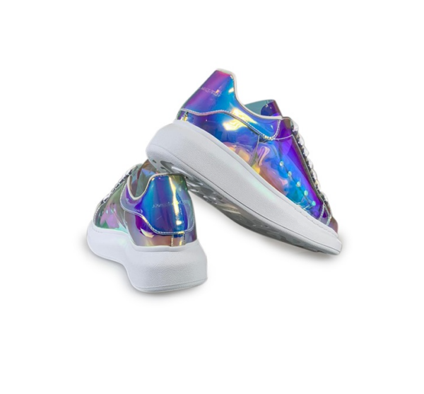 Giày Alexander McQueen Wmns Oversized Sneaker 'Iridescent' 558944-W4LF2-8446 - Ảnh 5