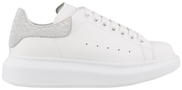 Giày Alexander McQueen Wmns Oversized Sneaker 'White Silver' 558945-WHZ4I-9071