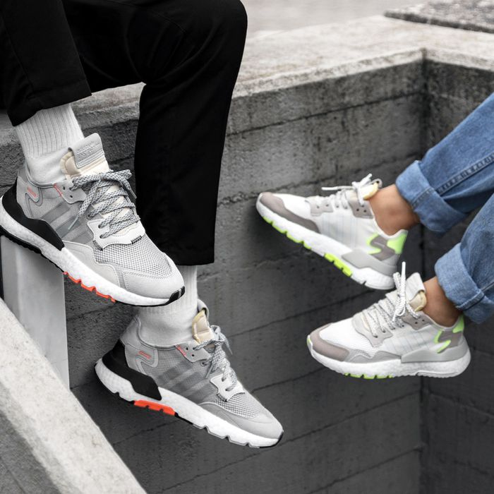 Giày Adidas Nite Jogger 'Grey Orange' DB3361 - Ảnh 3