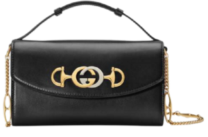 Túi Gucci Ladies Black Zumi Smooth Leather Mini Shoulder Bag 564718 05J0X 1000
