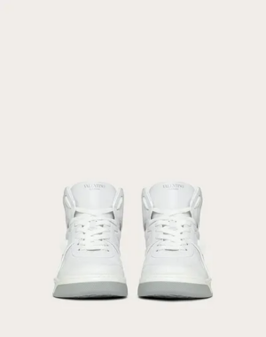 Giay Valentino Garavani ONE STUD Mid-Top nappa Sneaker XY2S0E63NWN0BO