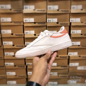 Alternative view of Giày Reebok Club C 85 Trim Leather 'White-Snowy Grey' BS9606