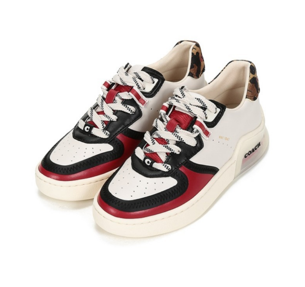 Giày Coach Citysole Court Trainers 'Chalk Electric Red' G5503-RR7 - Ảnh 3