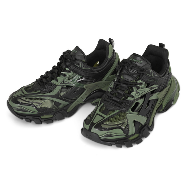 Giày Balenciaga Track.2 Trainer Khaki Black 568614-W3AE1-2311 - Ảnh 2