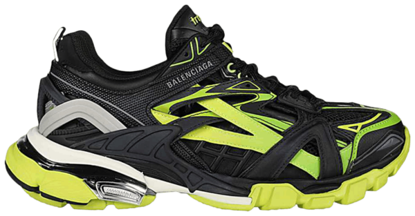 Giày Balenciaga Track.2 Trainer Black Yellow Green 568614-W2GN3-1073