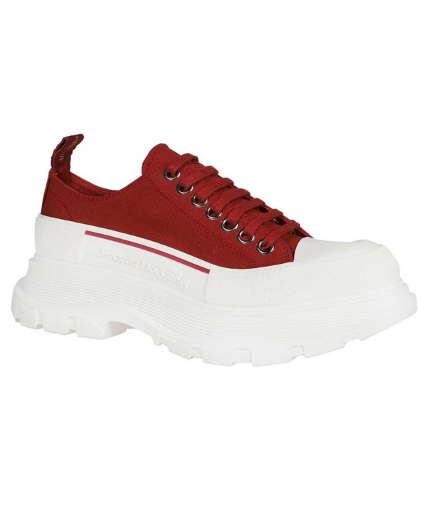 Giày Alexander McQueen Slick Lace Up Sneakers 'Red' 611705-W4MV2-5115 - Ảnh 3