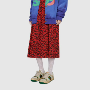 Alternative view of Giày Gucci Wmns Screener 'Distressed Green Orange' 570442-0YI20-9582