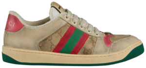 Giày Gucci Wmns Screener 'Distressed Pink Green' 570443-9Y920-9665