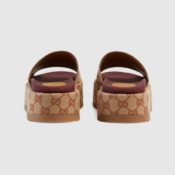 Giày Gucci Women's Original GG Slide Sandal ‎573018-KQW00-8366 - Ảnh 4
