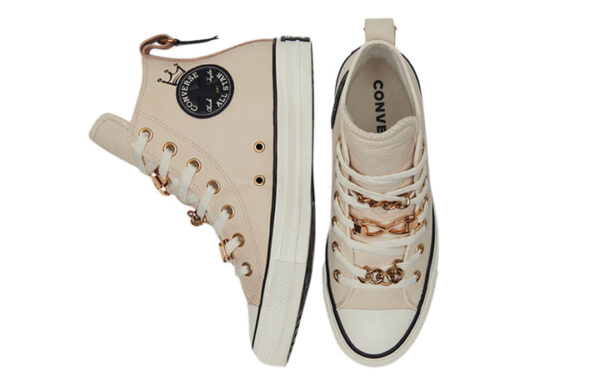 Giày Converse Chuck Taylor All Star Black Beige 573116C - Ảnh 4