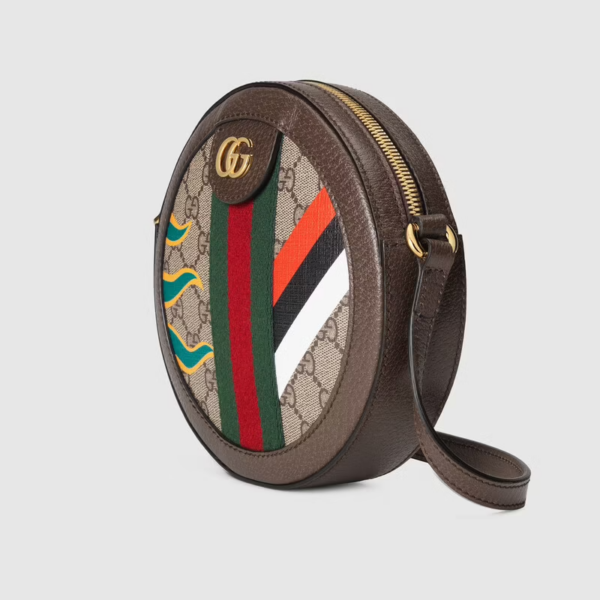 Túi Gucci Round Shoulder With Double G Brown Leather 574978-UQHNE-9885 - Ảnh 4