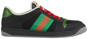 Giày Gucci Screener Suede 'Black Green' 576223-9PYQ0-1098