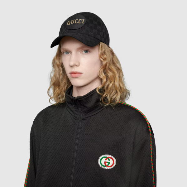 Mu Gucci GG Canvas Baseball 'Black' ‎576253-4HG53-1060