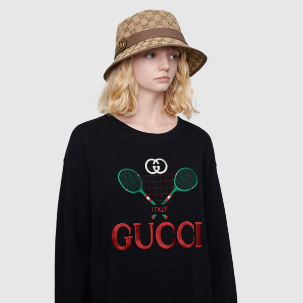 Mu Gucci GG Canvas Bucket 'Beige Brown' 576587-4HG62-2564