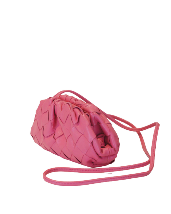Túi Bottega Veneta Pink Leather Shoulder Bag 577816-VCPP1-5632 - Ảnh 3