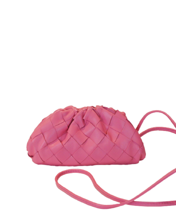 Túi Bottega Veneta Pink Leather Shoulder Bag 577816-VCPP1-5632 - Ảnh 4