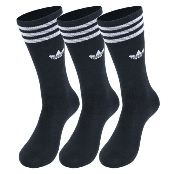 Tất Adidas Crew Socks 3 Pairs Black S21490 - Ảnh 2