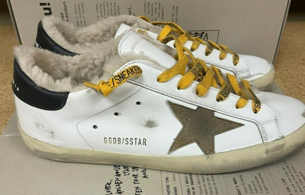Giày Golden Goose Supper Star 'White Brown' GMF00101 F002552 10905 - Ảnh 4