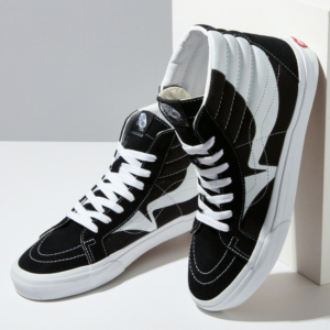 Giay Vans Sk8-Hi Reissue 'Warp Black White' VN0A4U3D21N
