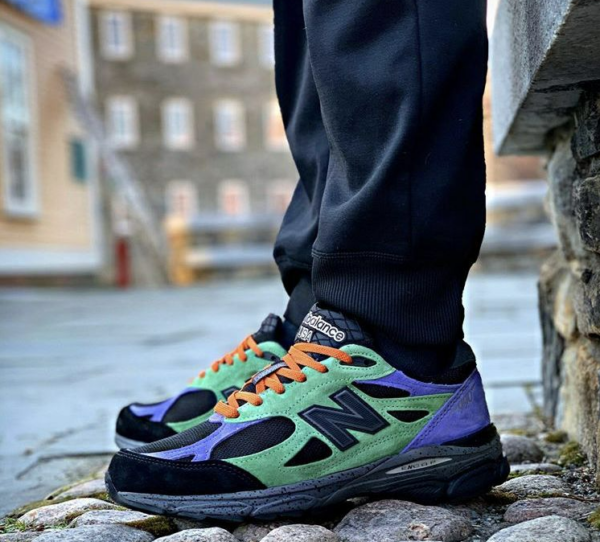 Giày New Balance Stray Rats x 990v3 Made in USA 'The Joker' M990SK3 - Ảnh 5