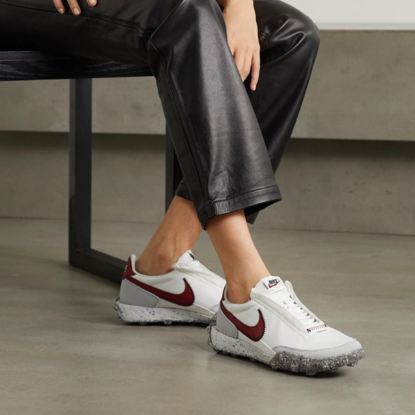 Giày Nike Waffle Racer Crater 'Summit White Red' CT1983-103 - Ảnh 8