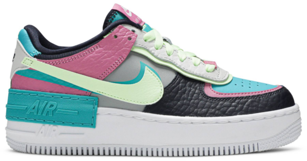 Giày Nike Air Force 1 Shadow Barely Volt Oracle Aqua CK3172-001