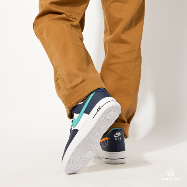Giày Nike Air Force 1 Low EMB 'Thunder Blue' DM0109-400 - Ảnh 4