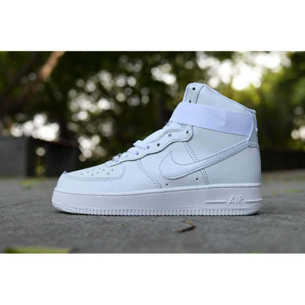 Giày Nike Air Force 1 High GS 'White' 653998-100 - Ảnh 4