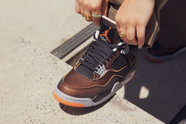 Giày Nike Wmns Air Jordan 4 Retro 'Starfish' CW7183-100 - Ảnh 8