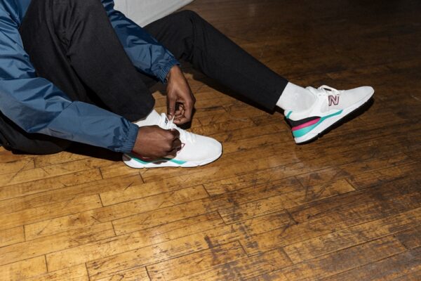 Giày New Balance X90 'White Teal' MSC90CRA - Ảnh 4