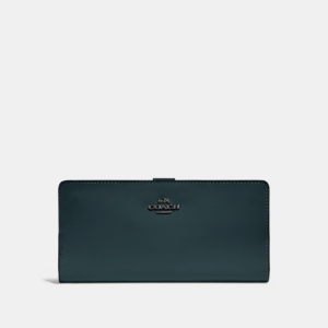 Alternative view of Ví Coach Skinny Wallet Gunmetal Cypress