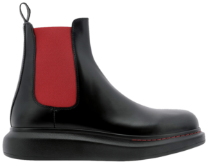 Giày Alexander McQueen Hybrid Ankle Boot 'Black Red' 586198-WHX52-1066