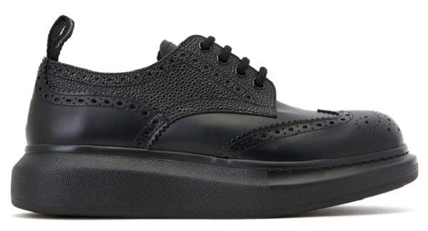 Giày Alexander McQueen Oversized Derby 'Black' 586200-WHX53-1000